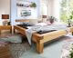 3S Frankenmöbel »Bella Notte II« Massivholz Bett mit Kopfteil Balken