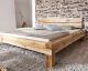 3S Frankenmöbel »Bella Notte II« Massivholz Bett mit Kopfteil Baumkante Artikelbild 1