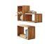 3S Frankenmöbel »Corner« Massivholz Wandregal 3er-Set