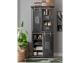 3S Frankenmöbel »Cosma« Massivholz Highboard III grau