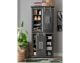 3S Frankenmöbel »Cosma« Massivholz Highboard III grau