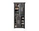 3S Frankenmöbel »Cosma« Massivholz Highboard III grau