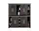 3S Frankenmöbel »Cosma« Massivholz Highboard IV grau