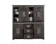 3S Frankenmöbel »Cosma« Massivholz Highboard IV grau