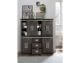 3S Frankenmöbel »Cosma« Massivholz Highboard IV grau