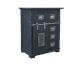3S Frankenmöbel »Cosma« Massivholz Sideboard I grau