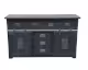 3S Frankenmöbel »Cosma« Massivholz Sideboard III grau