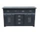 3S Frankenmöbel »Cosma« Massivholz Sideboard III grau