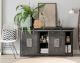 3S Frankenmöbel »Cosma« Massivholz Sideboard V grau Artikelbild 1