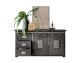 3S Frankenmöbel »Cosma« Massivholz Sideboard V grau