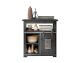 3S Frankenmöbel »Cosma« Massivholz Sideboard VII grau