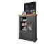 3S Frankenmöbel »Country« Massivholz Highboard grau
