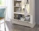 3S Frankenmöbel »Country« Massivholz Highboard weiss