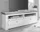 3S Frankenmöbel »Country« Massivholz Lowboard ll weiss