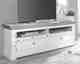 3S Frankenmöbel »Country« Massivholz Lowboard ll weiss