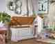 3S Frankenmöbel »Country« Massivholz Truhe weiss
