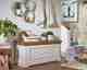 3S Frankenmöbel »Country« Massivholz Truhe weiss