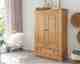 3S Frankenmöbel »Ramona« Massivholz Wäscheschrank