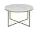 Actona »Alisma« Couchtisch rund weiß/gold