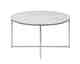 Actona »Alisma« Couchtisch rund weiß/silber