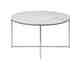 Actona »Alisma« Couchtisch rund weiß/silber