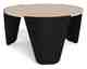 Actona »Altea« Couchtisch rund Keramik Travertin hellbeige