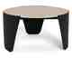 Actona »Altea« Couchtisch rund Keramik Travertin hellbeige