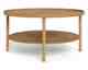 Actona »Banbury« Couchtisch rund Eiche Furnier