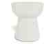 Actona »Cabra« Ecktisch rund Faserzement beige
