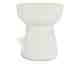 Actona »Cabra« Ecktisch rund Faserzement beige