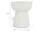 Actona »Cabra« Ecktisch rund Faserzement beige