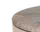 Actona »Cangas« Couchtisch rund Marmor Toronto grau