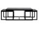 Actona »Cornus« Couchtisch 3er Set schwarz