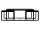 Actona »Cornus« Couchtisch 3er Set schwarz