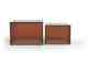 Actona »Dice« Couchtisch Glas braun