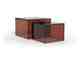 Actona »Dice« Couchtisch Glas braun