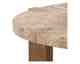 Actona »Dorsett« Couchtisch rund Marmor Latte, Gestell Eiche