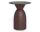 Actona »Ferrol« Couchtisch rund Marmor Cocoa braun