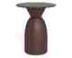 Actona »Ferrol« Couchtisch rund Marmor Cocoa braun