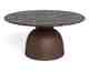 Actona »Ferrol« Couchtisch rund Marmor Cocoa braun