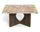 Actona »Foley« Couchtisch Marmor Latte, Gestell Eiche