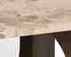 Actona »Foley« Couchtisch Marmor Latte, Gestell Eiche