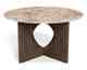 Actona »Foley« Couchtisch rund Marmor Latte