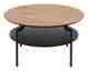 Actona »Goldington« Couchtisch rund Wildeiche Dekor