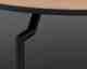 Actona »Goldington« Couchtisch rund Wildeiche Dekor