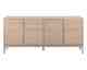 Actona »Linley« Anrichte Eiche weiß Furnier geölt
