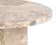 Actona »Naxos« Ecktisch rund Marmor Latte