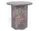 Actona »Naxos« Ecktisch rund Marmor Marron braun