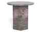 Actona »Naxos« Ecktisch rund Marmor Marron braun