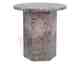 Actona »Naxos« Ecktisch rund Marmor Marron braun